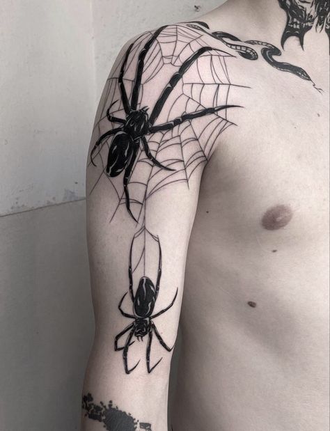 Traditional Tattoo Arm, Gothic Tattoo Ideas, Body Modification Piercings, Line Drawing Tattoos, Emo Tattoos, Traditional Tattoo Designs, Mary Tattoo, Flower Wrist Tattoos, Spider Tattoo