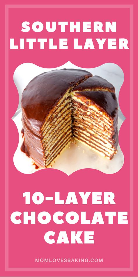 10 little layers of moist and tender yellow cake, filled and frosted with the best boiled chocolate frosting. It’s extremely fudgy and decadent. Ten Layer Chocolate Cake, 9 Layer Chocolate Cake, 10 Layer Chocolate Cake Recipes, 8 Layer Chocolate Cake, 7 Layer Cake Recipe, 10 Layer Chocolate Cake, Boiled Chocolate Frosting, 12 Layer Chocolate Cake Recipe, Seven Layer Cake