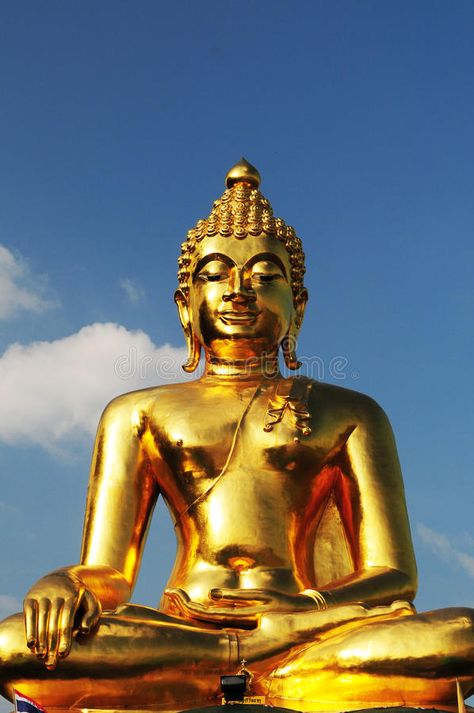 Golden Buddha Statue, Golden Statue, Thai Buddha Statue, Gautam Buddha, Golden Buddha, Thai Buddha, Om Mani Padme Hum, Guardian Angel, The Divine