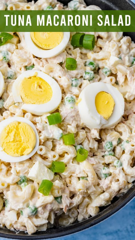 Tuna Macaroni Salad Recipe, Tuna Macaroni Salad, What Is Healthy Food, Tuna And Egg, Healthy Foods To Make, Tuna Salad Pasta, Macaroni Salad Recipe, Lost 100 Pounds, Summer Salad Recipes