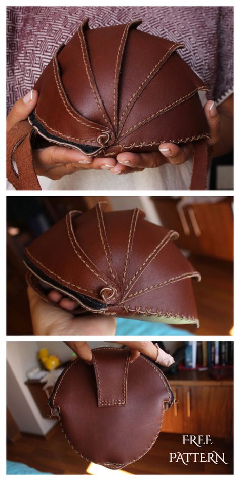 Soft Leather Crafts, Leather Work Ideas Projects, Leather Remnants Projects, Leather Sewing Patterns, Cool Leather Projects, Leather Pouch Pattern Free, Free Leather Patterns Templates, Leather Purse Patterns Free, Leather Bag Pattern Free Pdf