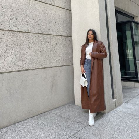 Long Brown Leather Trench Coat Outfit, Long Brown Leather Coat Outfit, Brown Leather Trench Outfit, Brown Leather Trench Coat Outfit, Brown Leather Coat Outfit, Long Brown Coat Outfit, Brown Trench Coat Outfit, Leather Trench Coat Outfit, Faux Leather Jacket Outfit