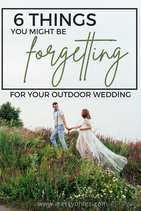 bride and groom hold hands and walk up hill through grass Outdoor Wedding Props, How To Hide The Bride Outdoor Weddings, Outdoor Wedding Tips, September Outdoor Wedding, Backyard Wedding Planning Checklist, Simple Outside Wedding Ideas, Things You Don’t Need For Your Wedding, Wisconsin Outdoor Wedding, Wedding Emergency Kit