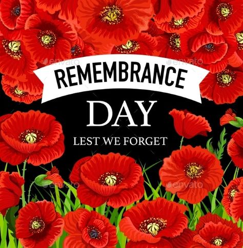 Remembrance Day Images, Flowers Vector, Poppy Flowers, Anzac Day, Lest We Forget, Remembrance Day, November 11, Poppy Flower, Commonwealth