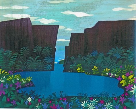 mary blair? Mary Blair Art, Disney Animation Art, Cv Inspiration, Mary Blair, Rabbit Illustration, Disney Artists, Disney Concept Art, Visual Development, Studio Decor