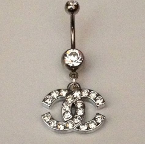 Chanel belly ring:) Cute Belly Rings, Belly Piercings, Bellybutton Piercings, Belly Button Piercing Jewelry, Belly Piercing Jewelry, Tooth Gems, Belly Piercing Ring, Spoiled Brat, Button Piercing