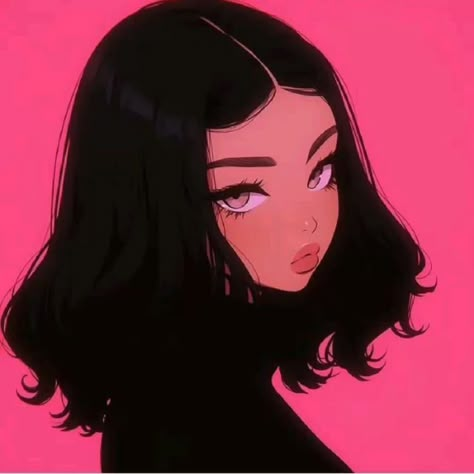 Baddie Animated Pfp, Baddie Pfp, Cartoon Pfp, Images Kawaii, Cartoon Profile Pictures, Cute Pfp, Cute Profile, Discord Pfp, Cute Cartoon Drawings