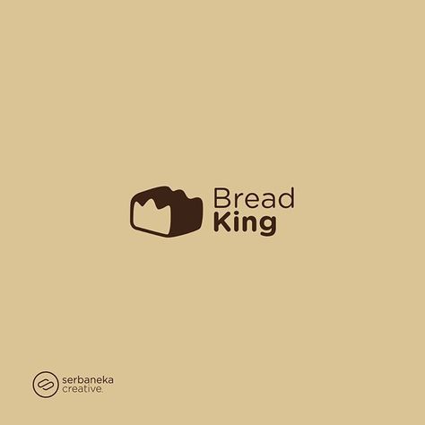 Bread king logo . Concept Breakfast Design Ideas, Bread Logo Design, King Symbol, Pan Logo, Breakfast Logo, Bread Logo, Steam Logo, Package Template, Logo Bakery