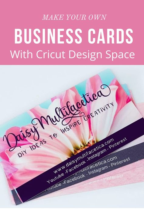 Best Video Tutorial: DIY Business Cards with Cricut Design Space Using the Print then Cut Option. Cricut Buisness Cards, How To Make Business Cards With Cricut, How To Make Business Cards At Home, Business Cards Cricut, Cricut Business Cards, Cards With Cricut, Cricut Apps, Cake Logos, Etsy Hacks