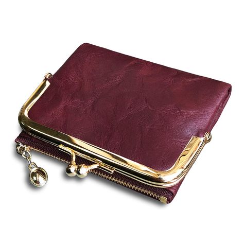 PRICES MAY VARY. Leather lining Zipper closure Dry Cloth Clean PofeeXIO vintage womens wallet 2.COMPACT DESIGN: 4.72 x 3.93x 0.78 (LxWxH) inches(12*10*2CM),small womens wallet but roomy with 1 full-length compartments to put money , 1 Zipper coin Pocket, 1 kiss-lock pocket for coins or key , 6 Card Slots+2 bill slots.This small ladies wallets can hold cash, credit cards, coin,and other petty things,each card slot can be put in 1or 2 cards. fit in your hand bag or small bag perfectly. 3.Main Mate Minimalist Purse, Leather Anniversary Gift, Leather Wallet Pattern, Vintage Wallet, Leather Anniversary, Womens Wallet, Branded Wallets, Coin Purse Wallet, Wristlet Purse