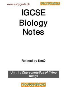 Biology Notes Igcse, Igcse Study Tips, Igcse Physics Notes, Biology Revision Notes, Igcse Biology, Chipmunks Movie, Characteristics Of Living Things, Chemistry Revision, Biology Revision