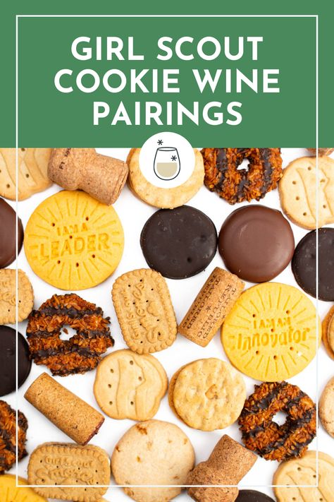 Girl Scout Cookie Wine Pairing, Girl Scout Cookie Wine Pairing 2023, Buy Girl Scout Cookies, Wine Pairing Party, Cookies Website, Lemon Tea Cake, Lemon Drop Cookies, Girl Scout Cookie Sales, Sweet Red Wines