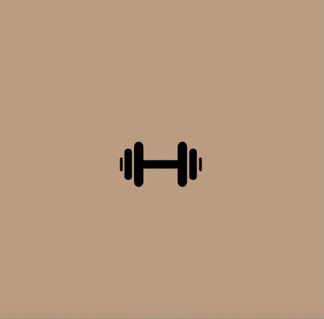 Brown Fitness Icon, Vintage Workout Aesthetic, Notion Layout, Fall Ios, Logo Ig, Gym App, Gym Icon, Fall Icons, Beige Icons:)