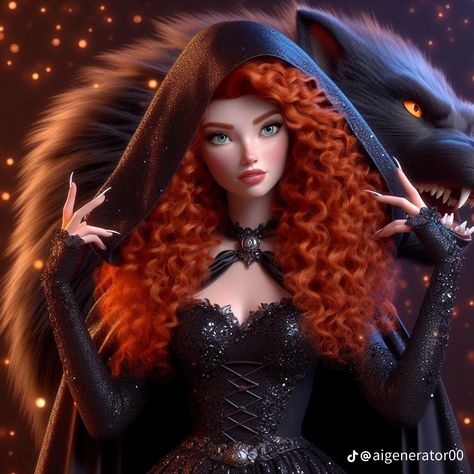 Dark Disney Art Twisted Princesses, Dark Disney Princess Art, Emo Disney Princess, Gothic Disney Princesses, Realistic Disney Princess, Emo Disney, Dark Disney Princess, Dark Disney Art, Disney Princess Merida