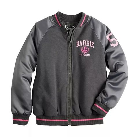 Discover great products at the best prices at Dealmoon. Barbie Girls 7-16 Barbie® Bomber Jacket. Price:$35.00 at Kohl's Barbie Kids, Barbie Logo, Kids Items, Barbie Girl, Girls Jacket, Cool Products, Kids Jacket, New Kids, Kids Clothing