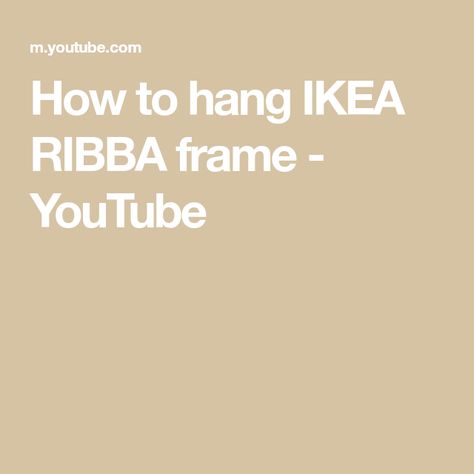 Ikea Frames With Better Mats, Ikea Ribba Gallery Wall, How To Hang Ikea Ribba Frames, Ikea Gold Frames, Picture Frame Ikea, Big Picture Frames, Ikea Picture Frame, Ribba Frame, Ikea Ribba Frames