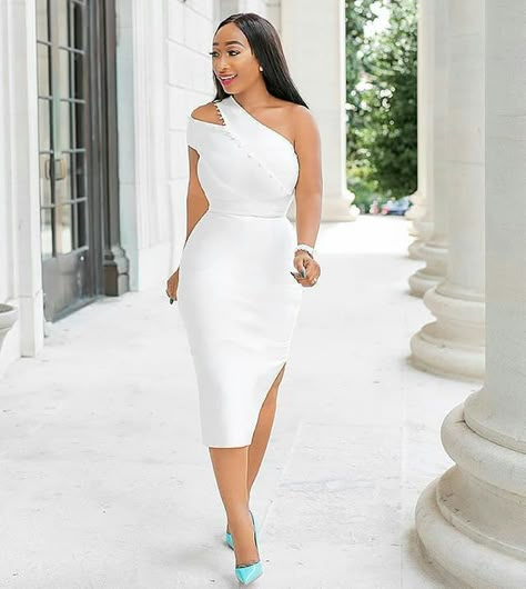 Looking chick for your court wedding  All white court wedding outfit   Belle @chicamastyle Dress @uvmcollection #ebweddings Emmanuelsblog.com.ng Court Wedding Outfit, Birthday Dinner Dress, Registry Wedding Dress, Wedding All White, Registry Wedding, White Dress Outfit, Beautiful White Dresses, Dress Engagement, Ankara Dress Styles