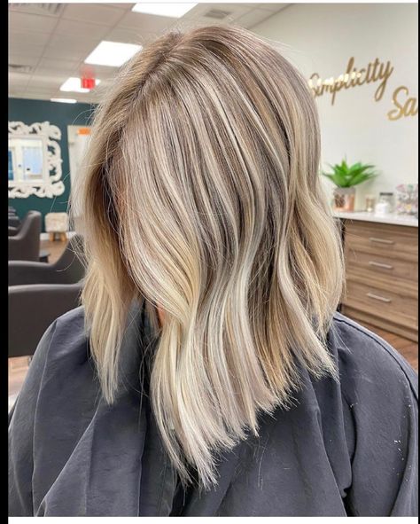 Blended Blonde, Medium Fine Hair, Hair Ideas Short, Pretty Blonde Hair, Hair Color Options, Cool Blonde Hair, Blonde Hair Inspiration, Blonde Hair Looks, Top Ideas