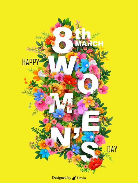 World Womens Day, Women's Day Cards, Happy Woman Day, Birthday Reminder, Happy Women's Day, 8 March, Birthday Calendar, International Women’s Day, Womens History Month