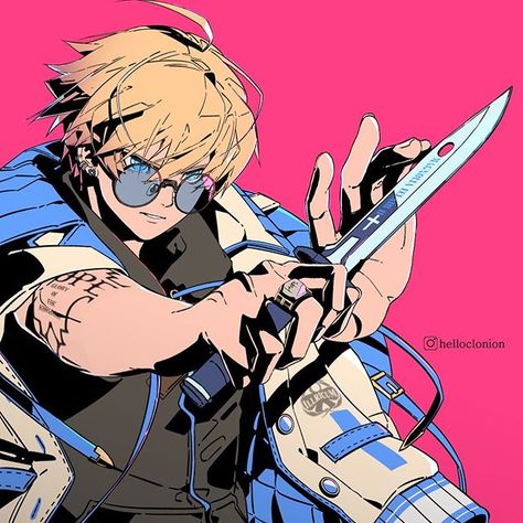 My take on Ky Kiske of Guilty Gear in his new haircut. I was commissioned this piece, but now I’m curious about the game itself. The character designs are sick!  Illustration for Andrew! Thanks so much again!  #guiltygear #kykiske #arcsystemworks #illustration #digitalillustration #digitalart #digitalartist #instaart #animeart #illust #イラスト Ky Kiske, Zombie Apocalypse Outfit, Ride The Lightning, New Haircut, Guilty Gear, Video Game Art, Cool Artwork, Insta Art, Anime Character Design