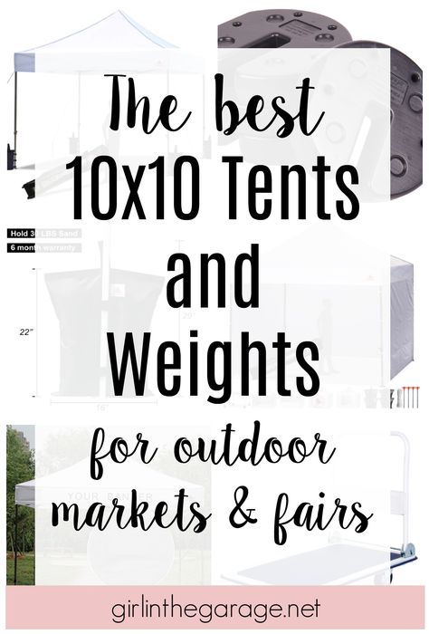 10x10 Tent, 10x10 Canopy Tent, Tent Craft, Market Tent, Craft Fair Vendor, Canopy Weights, Flip Furniture, Tent Weights, Farmers Market Booth