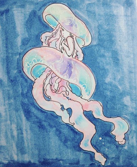 Human Jellyfish, Jellyfish Mermaid, Jellyfish Dress, Yuumei Art, Me Character, Jellyfish Illustration, Jellyfish Drawing, Jellyfish Art, Mermaid Drawings