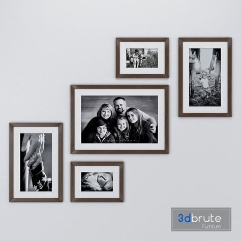 Family Photo Wall Collage, Photo Gallery Wall Layout, Family Photos Wall, Photos Wall Decor, Family Photo Gallery Wall, Family Photos Wall Decor, Picture Wall Living Room, Photo Walls Bedroom, Family Pictures On Wall