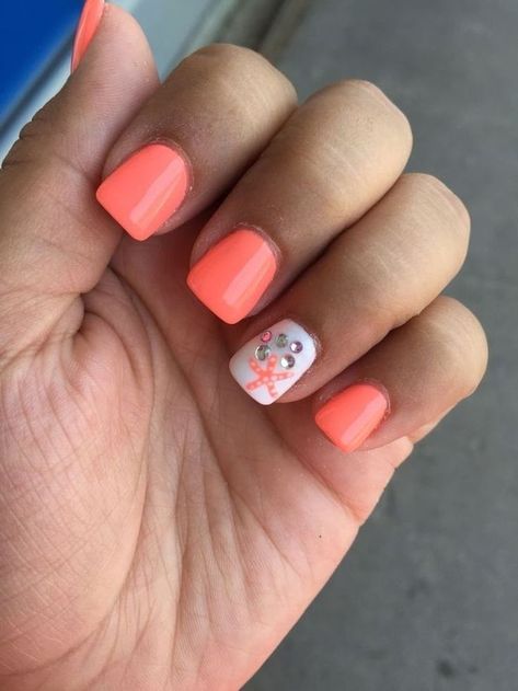 Nail Designs Summer Neon, Nail Designs Summer Beach, Bright Summer Nails Designs, Beach Nail Designs, Summer Nails Beach, Bright Summer Nails, Winter Nails Acrylic, Nail Art Designs Summer, Vacation Nails