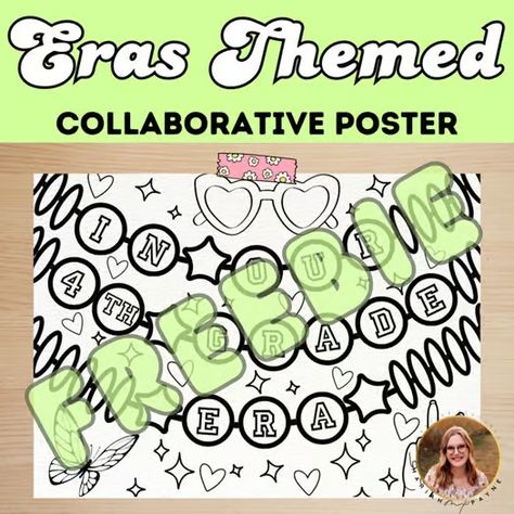 Taylor Swift Eras Tour themed collaborative poster—easy back to school activity! Taylor Swift Classroom, Poster Easy, Reading Vocabulary, Back To School Activity, Middle School 6th Grade, Mystery Pictures, School Activity, Taylor Swift Eras Tour, Phonics Reading