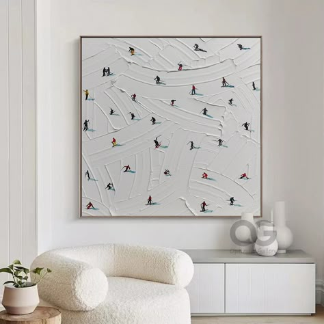 Ski art print