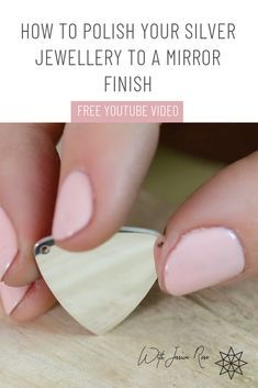 Polishing Silver Jewelry, How To Polish Silver Jewelry, Silver Metal Clay Jewelry, Handmade Metal Jewelry, Riveting Metal, Silversmithing Tutorials, Metal Clay Designs, Jewelry Metalsmithing, Polishing Silver