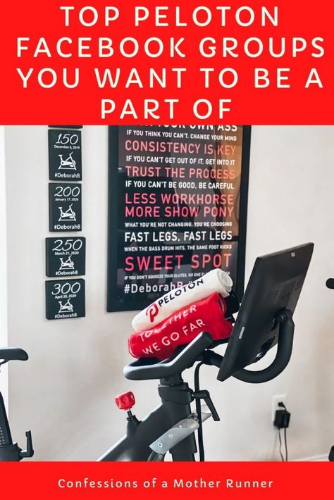 Top Peloton Facebook Groups you want to be a part of Mother Runner, Peloton Bike, Motivational Decor, Foam Rolling, Fitness Ideas, Health And Wellness Coach, Runner Girl, Staying Healthy, Facebook Groups