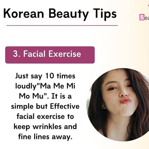 Facial Exercise, Korean Beauty Tips, Clear Healthy Skin, Natural Skin Care Remedies, Natural Face Skin Care, Good Skin Tips, Beauty Tips For Glowing Skin, Facial Exercises, Healthy Skin Tips