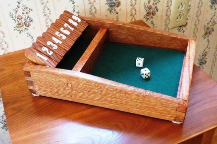 Shut The Box Game, Homemade Board Games, Wood Turning Pens, Lumber Rack, Game Diy, Outside Games, Pub Games, Wood Games, Wooden Games