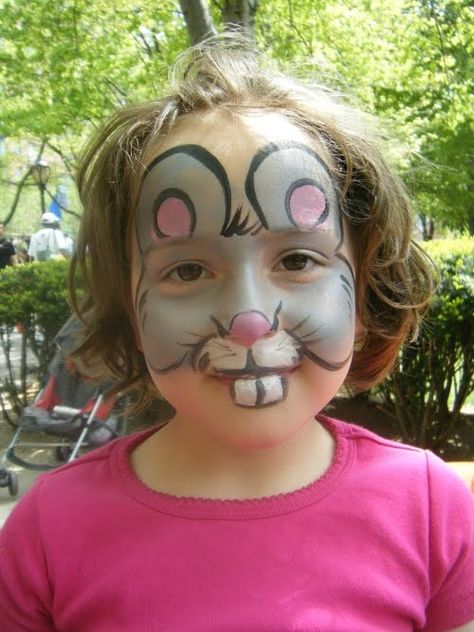 Mouse Face Painting | Pin it Like 1 Website Hello Kitty Face Painting, Mouse Face Paint, Rat Face, Animal Face Paintings, Paint Animals, Face Paint Ideas, Cheek Art, Hello Kitty Face, Painting Kids