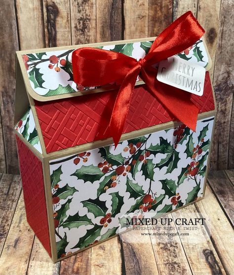 Flip Lid Milk Carton Gift Boxes – MIXED UP CRAFT Diy Paper Purses, Treat Boxes Diy, Diy Gift Box Template, Christmas Paper Craft, 3d Crafts, Christmas Treats Holders, Gift Box Ideas, Card Box Holder, Gift Wrapping Ideas