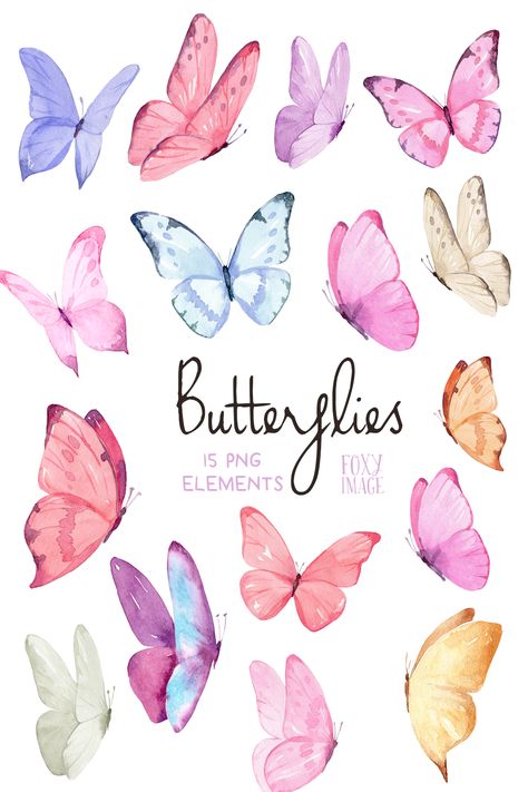 Pink Watercolor Butterfly Clipart 🦋 Perfect for crafts, invitations, and more. Get it now and let your creativity take flight! 🌸 #ButterflyArt #WatercolorMagic Butterfly Embroidery Designs, Butterflies Png, Butterfly Birthday Card, Butterfly Invitation, Tiny Stickers, Bujo Doodles, Butterfly Png, Baby Cards Handmade, Watercolor Butterfly