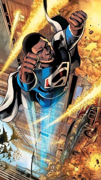 Calvin Ellis Superman, Black Superman Art, Val Zod Superman, Val Zod, African Superhero, Black Superman, Black Superheroes, Superman Wallpaper, Dc Comics Wallpaper