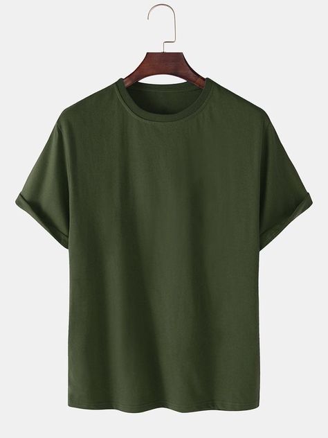 Plain Tee Shirts, Simple Tshirt, Short Sleeve Pattern, Plain Tshirt, Shirt Price, Casual T Shirts, Tshirt Colors, Sleeve Cotton, Clothes For Sale