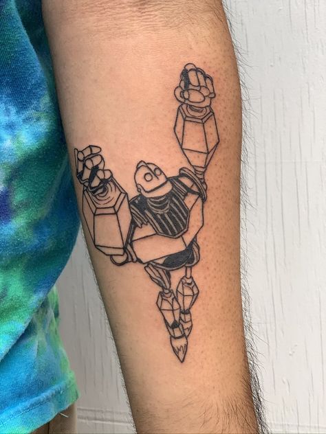 Water Bug, Robot Tattoo, Terrible Tattoos, Iron Giant, Nerd Tattoo, Bug Tattoo, Movie Tattoos, The Iron Giant, Shark Tattoos