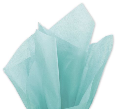 Aquamarine tissue paper. Blue Tissue Paper, Black Tissue Paper, Tissue Paper Flowers, Blue Gift, Aqua Color, Making 10, Gift Wrapping Services, Personalized Card, Basic Colors