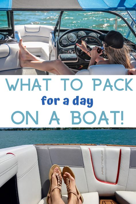 Lake Vacation Packing List, Boat Organization, Boat Snacks, Pontoon Boat Accessories, Boat Days, Boat Supplies, Beach Vacation Packing List, Boating Tips, Boat Food Ideas