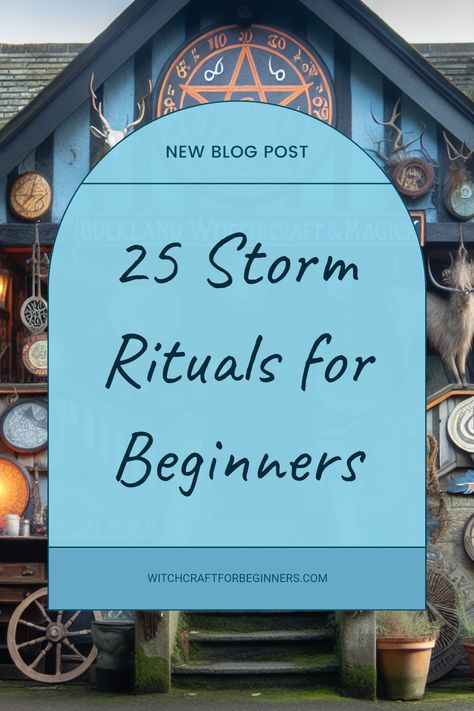 Discover 25 special rituals focused on harnessing the energy of storms. Perfect for beginners in witchcraft, these practices allow you to engage with nature in a meaningful way. Explore techniques like rainwater gathering, lightning protection spells, and using storm herbs to enhance your magical practices. Whether you're attracting positive change or seeking courage, these rituals will guide you along your mystical journey. Using insights from the Buckland Museum of Witchcraft & Magick, you'll learn to harness the tempestuous forces around you to empower your craft and deepen your connection to nature. Witchcraft Movie, Witchcraft Shop, Witchcraft Spells, Lightning Rod, Witchcraft Supplies, Witchcraft For Beginners, Personal Energy, Kinetic Energy, Protection Spells