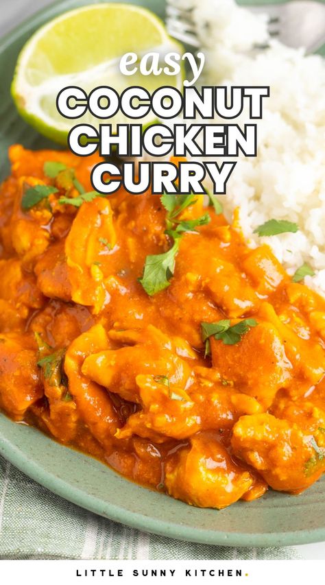 Coconut Sauce Chicken, Coco Van Chicken, Chicken With Coconut Milk Recipes, Chinese Coconut Chicken, Coconut Cream Chicken, Easy Coconut Chicken, Coconut Curry Chicken Recipes, Coconut Chicken Curry, Coconut Milk Chicken