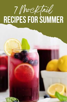 Punch Non Alcoholic, Summer Mocktail Recipes, Summer Mocktails, Basil Lemonade, Mojito Mocktail, Virgin Mojito, Summer Drinks Alcohol, Fresh Dishes, Drink Recipes Nonalcoholic