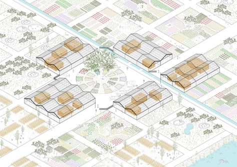 https://divisare.com/projects/367362-moa-architecture-cite-de-l-agriculture-site-fictif Urban Farming Architecture, Urban Spaces Design, Agriculture Design, Urban Ideas, Tower City, Architecture Presentation Board, Plans Architecture, Urban Agriculture, Architectural Drawing