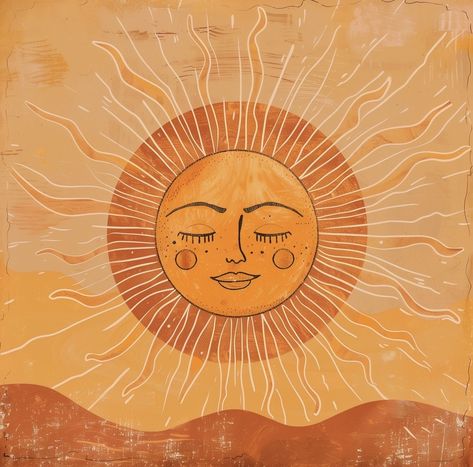 Boho Posters, Bohemian Sun, Sun Energy, Sun Drawing, Tshirt Printing Design, Magic Aesthetic, Sun Tattoo, Sun Art, Soul Art