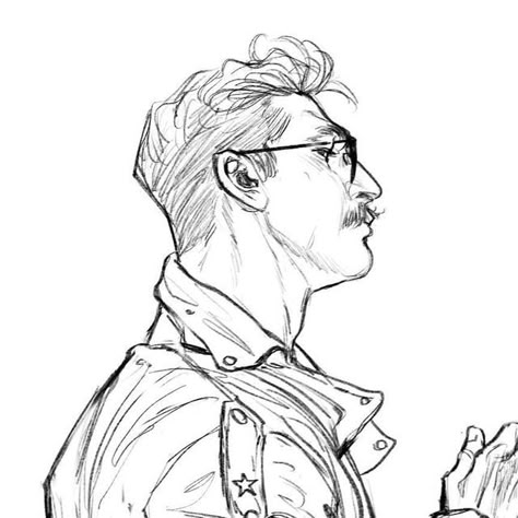 Miles Teller Fanart, Mustache Reference Drawing, Tangerine Fanart, Topgun Maverick Fanart, Iceman X Maverick Fanart, Topgun Fanart, Rooster Topgun, Men Art Drawing, Drawing Styles Ideas