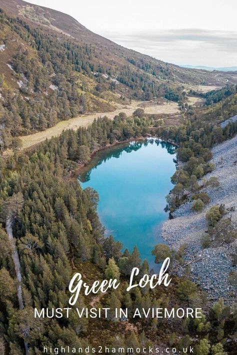 Green Loch Aviemore (An Lochan Uaine) - An Unmissable Walk - highlands2hammocks Aviemore Scotland, Popular Honeymoon Destinations, Emerald Green Colour, Scotland Travel Guide, Beautiful Colours, Isle Of Skye, Honeymoon Destinations, Scotland Travel, Beautiful Places In The World