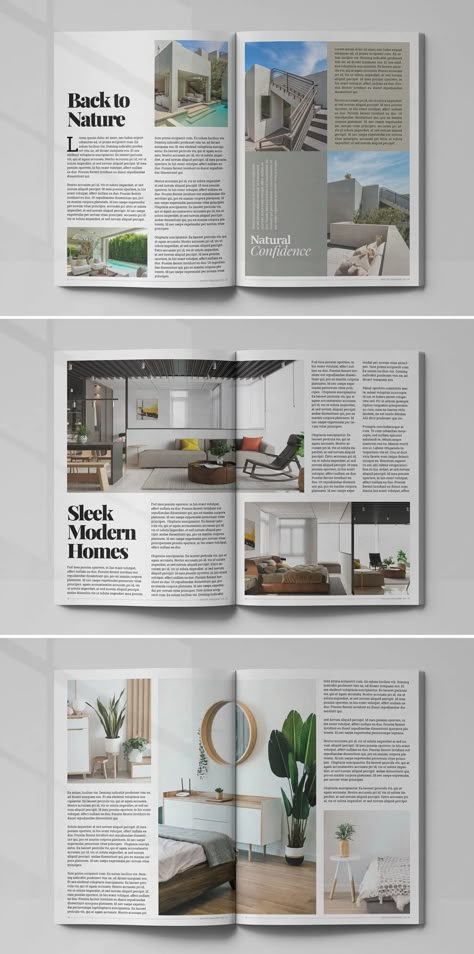 Interior Magazine Template INDD - 26 unique pages Magazine Infographic Design, Home Magazine Layout, Interior Magazine Layout Design, Architecture Magazine Design, Interior Design Magazine Layout Ideas, Ad Magazine Architectural Digest, Magazine Back Page, Interior Magazine Layout, Magazine Inside Pages